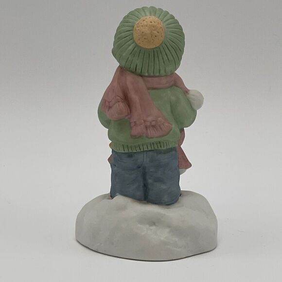 Vtg AVON Joy To The World Children Song Book Wind-Up Porcelain Musical Figurine - Picture 3 of 16